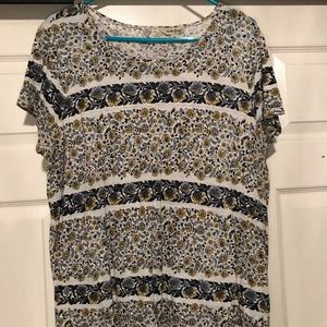 Lucky Brand short sleeve top 1x